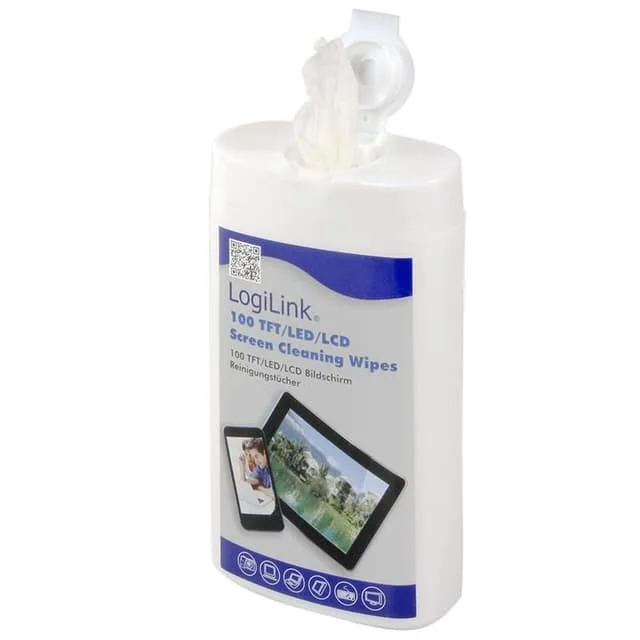 LogiLink Våtservetter LCD/LED 100-p S