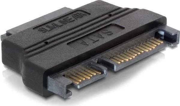 Delock Adapter SATA 22pin male > Slim SATA female 13pin