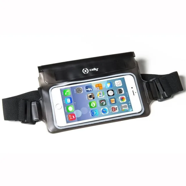 Celly Splash Belt < 5,7" IPX8 Svart
