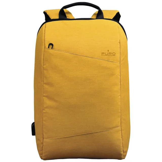 Puro ByDay datorväska ryggsäck 15.6" (gul)