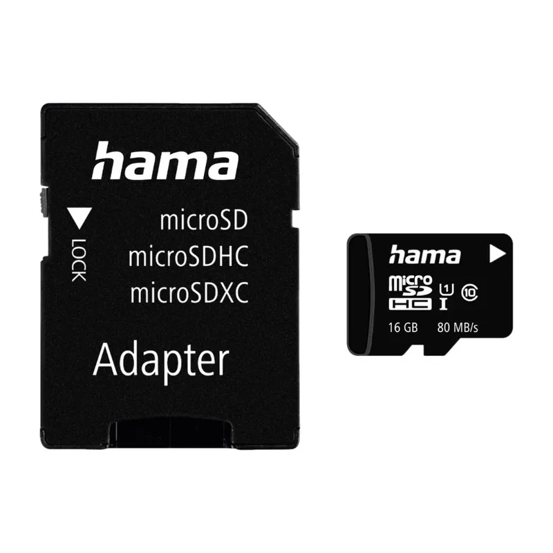 Hama microSDHC Class 10 UHS-I 16GB