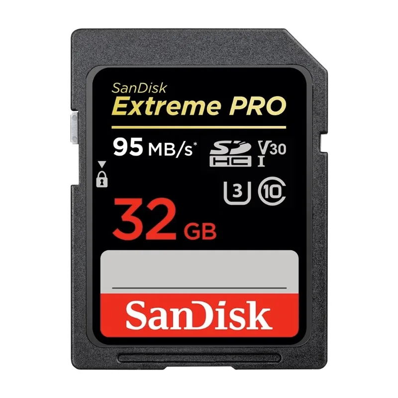 SanDisk Extreme PRO 32GB SDXC-minneskort upp till