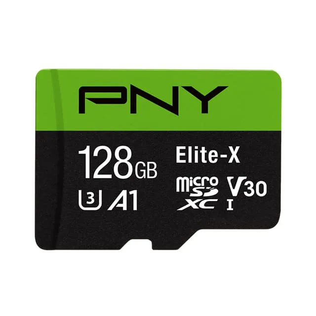 PNY Elite-X Micro SDXC U3 V30 minneskort 128 GB