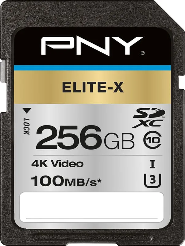 PNY Elite-X SDXC minneskort 256 GB