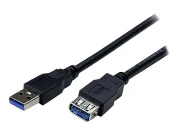 StarTech.com 2 m svart SuperSpeed USB 3.0-förlängningskabel A till A