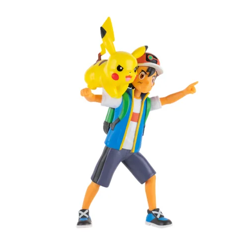 Pokemon - Battle Feature Figure - Ash & Pikachu W10