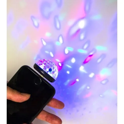 Kikkerland - Black Phone Disco Light (US173-BK-EU)