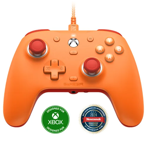 GameSir - G7 SE Multiplatform Gamepad (Hall-Effect Sticks) - Vibrant Orange