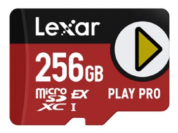 Lexar - PLAY PRO microSDXC™ Express - Minneskort - 256GB - Läs-hastighet upp till 900Mo/s
