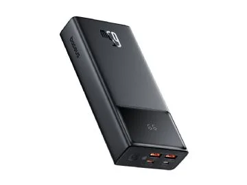 Baseus STAR LORD OVERSEAS EDITION 20.000 MAH DIGITAL DISPLAY POWERBANK 65W-SIYAH