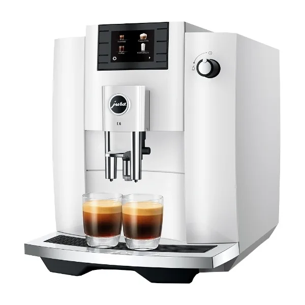 JURA 15438 E6 kaffemaskin, Piano white