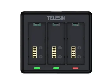 Charger for 3 batteries for GoPro HERO 13 Telesin