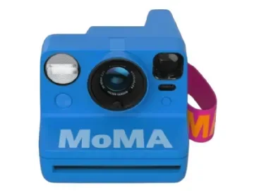 Polaroid Now Gen 3 MoMa Edition, Blå, 40 mm, Automatisk, USB Type-C, Litium-Ion (Li-Ion), 448 g