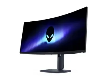 Alienware 34 spelskärm – AW3425DW, WQHD (3440 x 1440), 21:9 1800R böjd, 240Hz, QD OLED, 0,03ms, NVIDIA G-SYNC kompatibel, AMD FreeSync Premium Pro, HDR True Black 400, USB-C, 3 års garanti