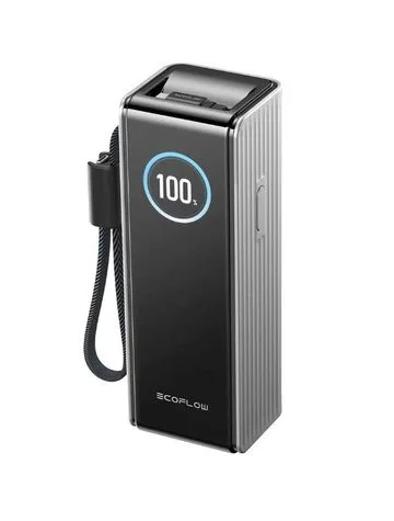 EcoFlow RAPID (25000 mAh, 170 W) Inbyggd kabel Powerbank Silver