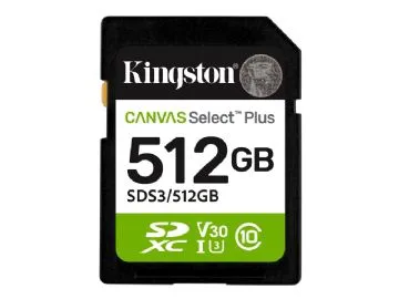 Kingston Canvas Select Plus microSD-minneskort 512 GB