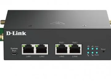 D-LINK 5G-Modem Industrial M2M PoE+ 4x10/100/1000 2xSIM 5G/LTE