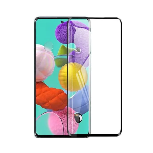 Skalo Samsung A51 Heltäckande Skärmskydd Härdat Glas