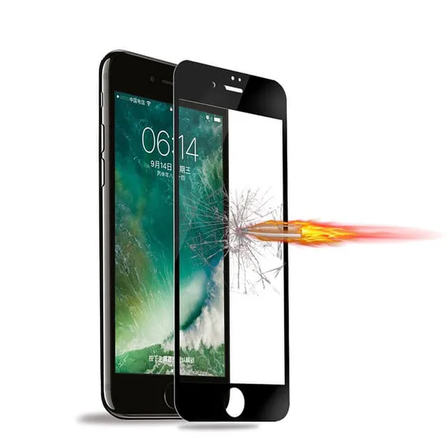 Skalo iPhone 7/8 Plus Heltäckande Skärmskydd Härdat Glas