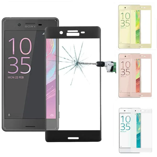 Heltäckande Härdat Glas till SONY XA