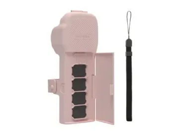 Sunnylife protective case with strap and lanyard for Osmo Pocket 3 (pink)