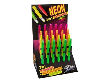 WEDO Touchpen mit Kuli + Textmarker NEON