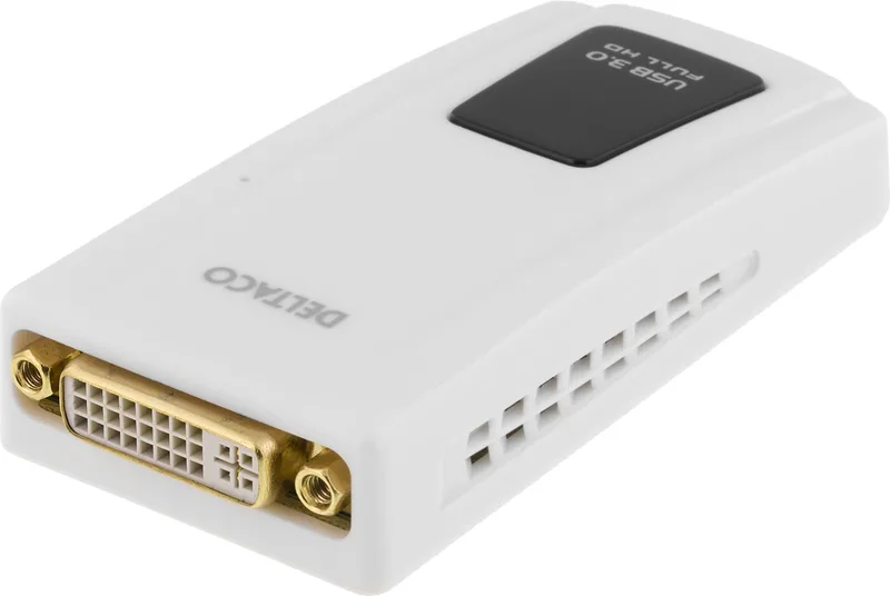 Deltaco Prime USB 3.0 till dvi/HDMI/VGA-adapter