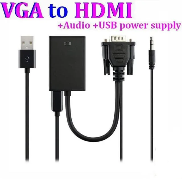 NÖRDIC VGA till HDMI adapter
