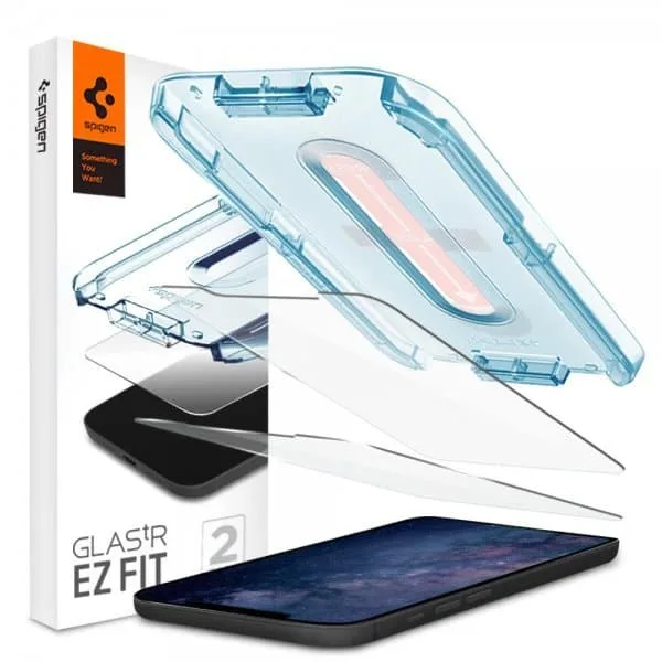 Spigen iPhone 12 Mini Skärmskydd GLAS.tR EZ Fit 2-pack