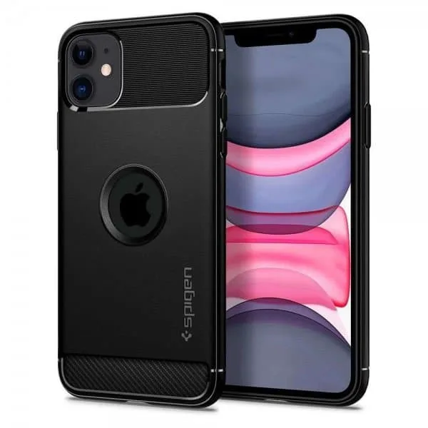 Spigen iPhone 11 Skal Rugged Armor Matte