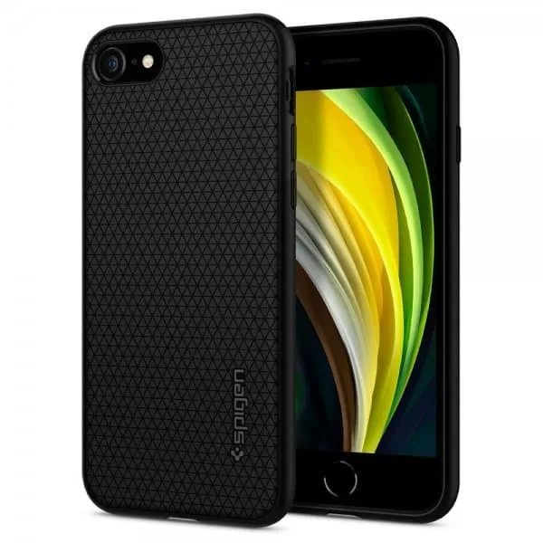 Spigen iPhone 7/8/SE Skal Liquid Air Svart