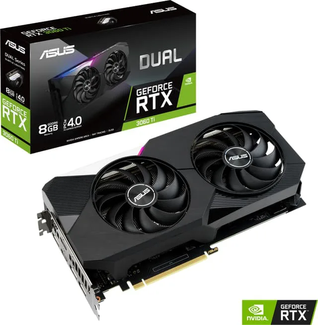 ASUS GeForce RTX 3060 Ti 8GB GDDR6 DUAL