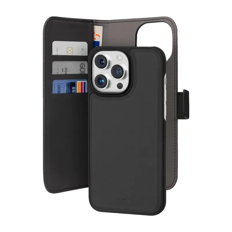 Puro 2in1 iPhone 15 Pro Max plånboksfodral