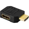 Adapter HDMI hane till hona, vinklad