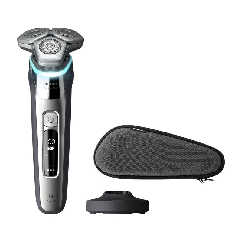 Philips S9975/35 Series 9000 rakapparat, krom