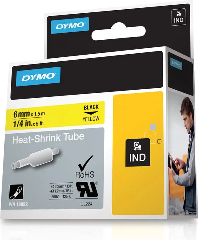 DYMO RhinoPRO märkbar krympslang 6mm
