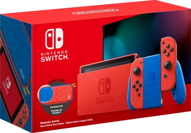 Nintendo Switch Mario Red & Blue Edition