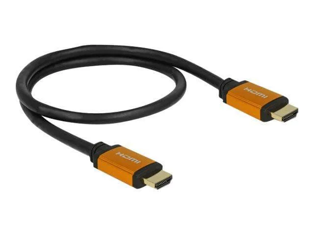 DeLock 85728 HDMI High Speed kabel 1,5m 8K 60Hz 7680x 4320 Dynamic HDR 48Gbps eARC Game Mode VVR Ren koppar 99,99%