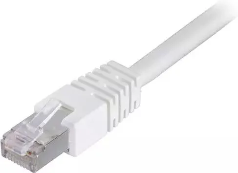 DELTACO F/UTP Cat6 patchkabel 20m, vit (STP-620V)
