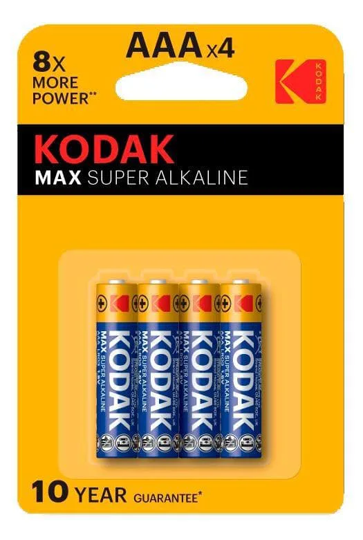 Kodak MAX alkaline AAA battery