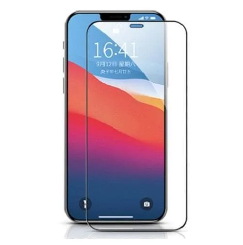 SKALO iPhone 12 Pro Max Heltäckande Skärmskydd Härdat Glas