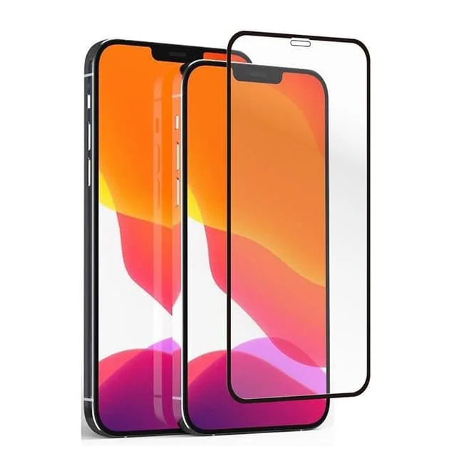 SKALO iPhone 12 Mini Heltäckande Skärmskydd Härdat Glas