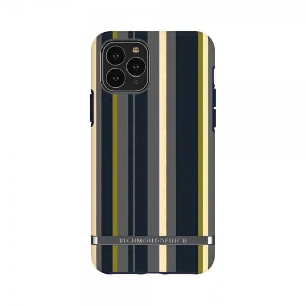 Richmond & Finch iPhone 11 Pro Skal Navy Stripes