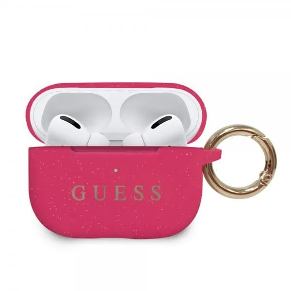 Guess AirPods Pro Skal med Logo Magenta