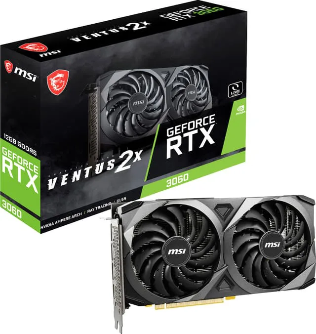 MSI RTX 3060 VENTUS 2X 12GB