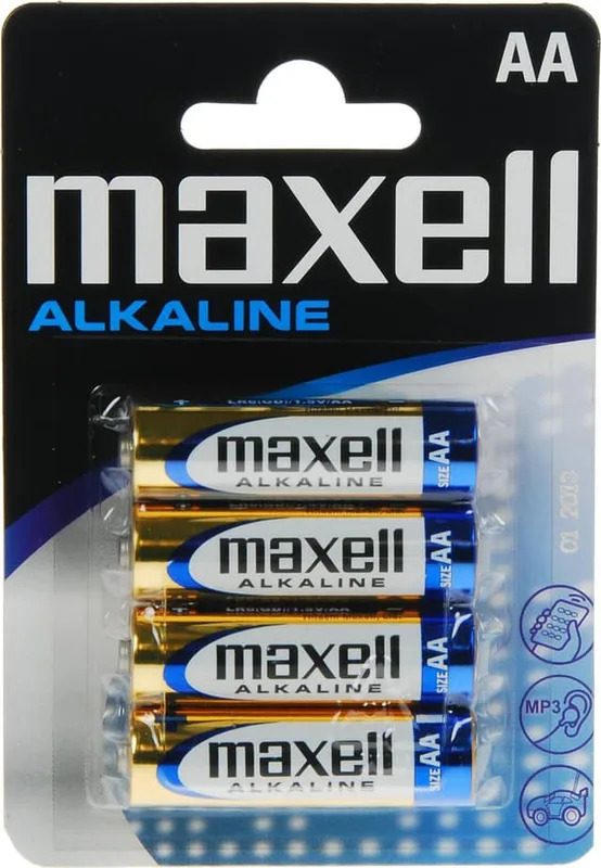Maxell AA LR06 superalkaliska batterier 4-pack
