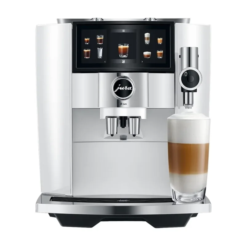 JURA J8 Twin Diamond kaffemaskin, vit