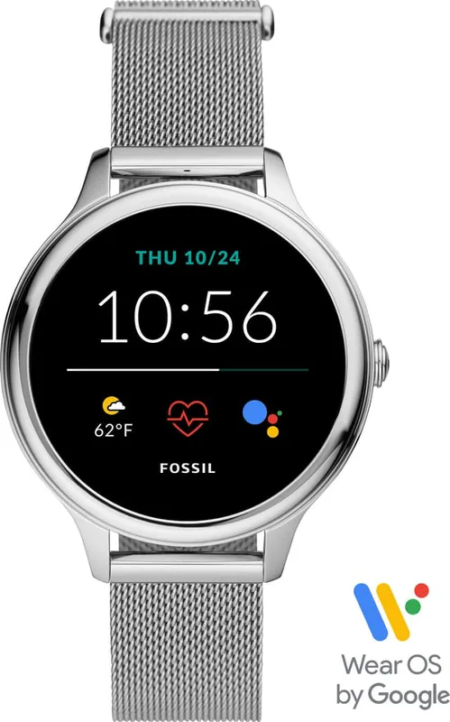 Fossil Gen 5E 42mm rostfritt stål smartwatch
