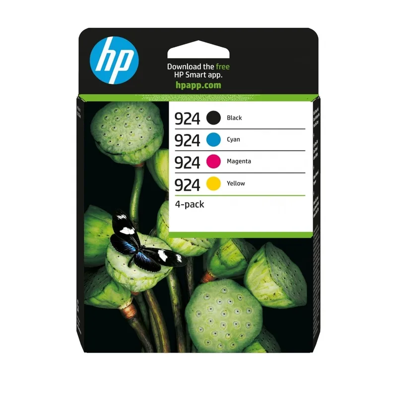 Hewlett-Packard HP 924 CMYK bläckpatron 4-pack