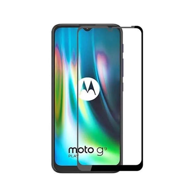 Skalo Moto E7 Plus Heltäckande Skärmskydd Härdat